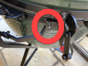 Attaching The Big Green Egg To The Integrated Nest