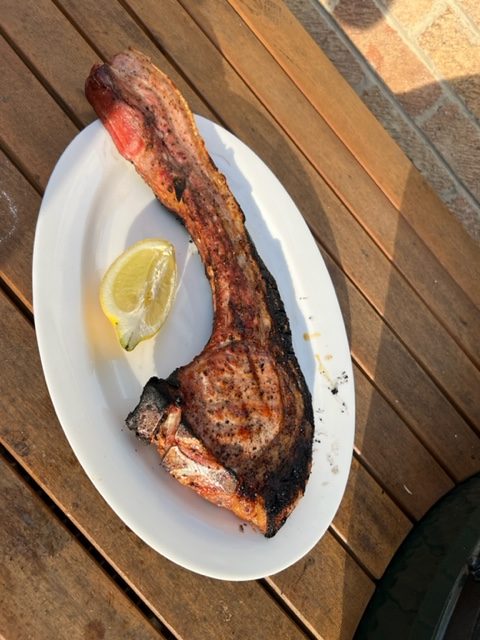 how to cook a tomahawk pork chop