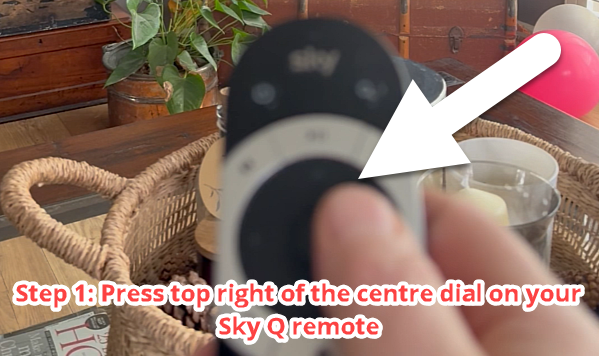 sky q toggle between two channels